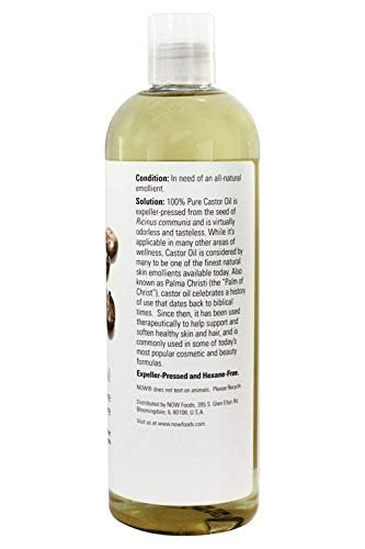 NOW Foods Castor Oil, 16 fl. oz.