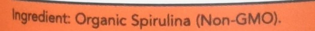 NOW Foods Spirulina, 500 mg, Organic, 100 Tablets