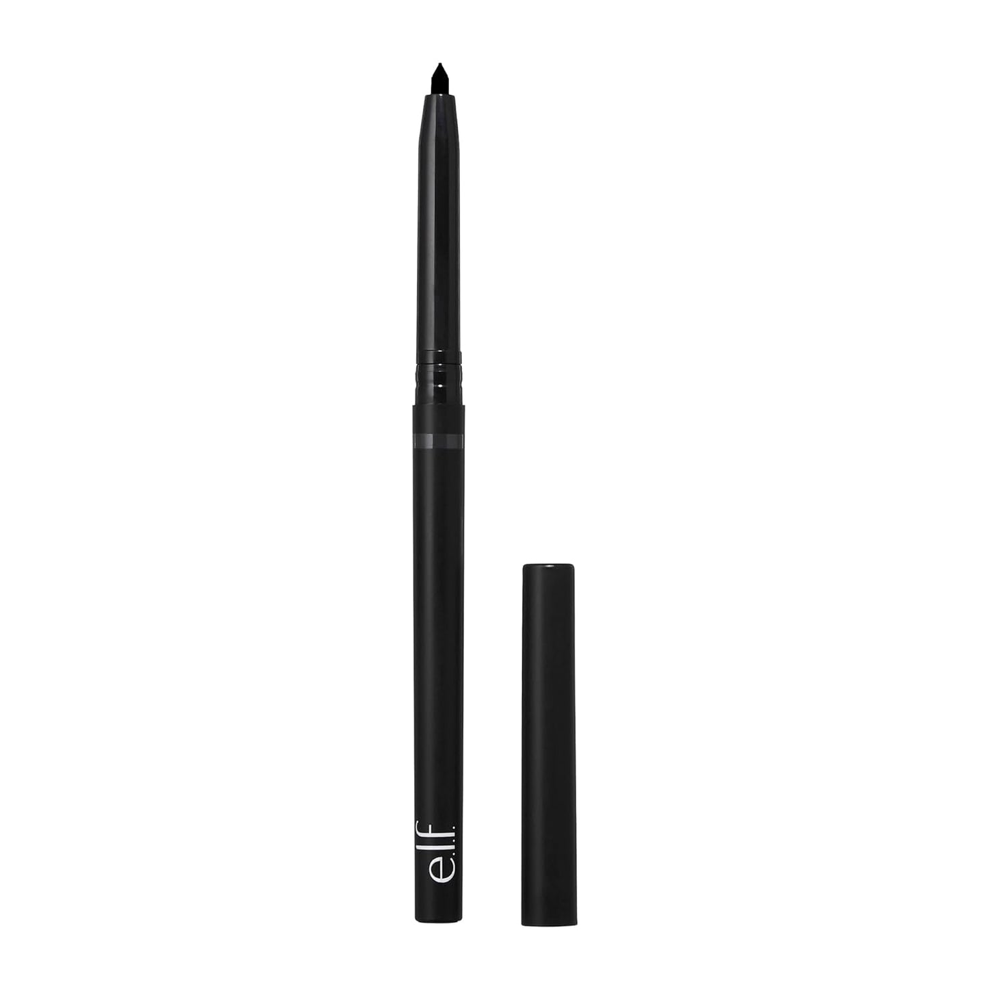 e.l.f. No Budge Retractable Eyeliner, Creamy, Ultra-Pigmented & Waterproof, Creates Bold & Defined Lines, Vegan & Cruelty-Free, Black 0.006 Oz