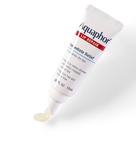 Aquaphor Lip Repair - Soothe Dry, Chapped Lips - Two .35 oz. Tubes