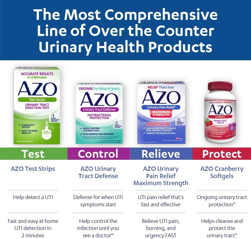 AZO Cranberry Supplement, Made with Concentrated Whole Fruit Cranberry Powder to Help Cleanse and Protect the Urinary Tract*, Sugar Free Cranberry Pills, Non-GMO, Softgels