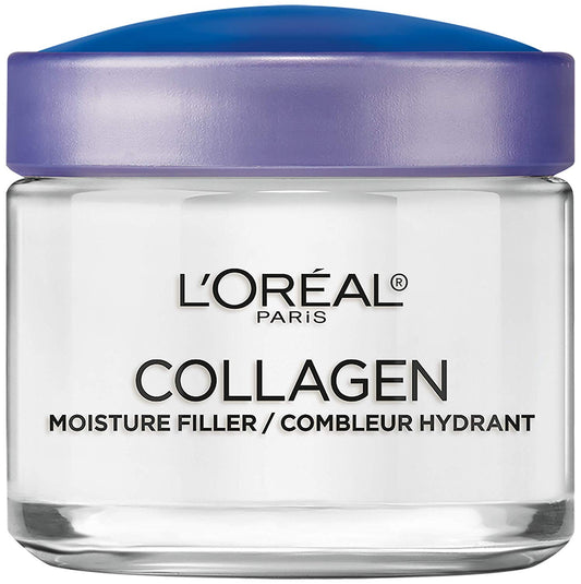 L'Oreal Paris Collagen Daily Face Moisturizer, Reduce Wrinkles, Face Cream 3.4 oz