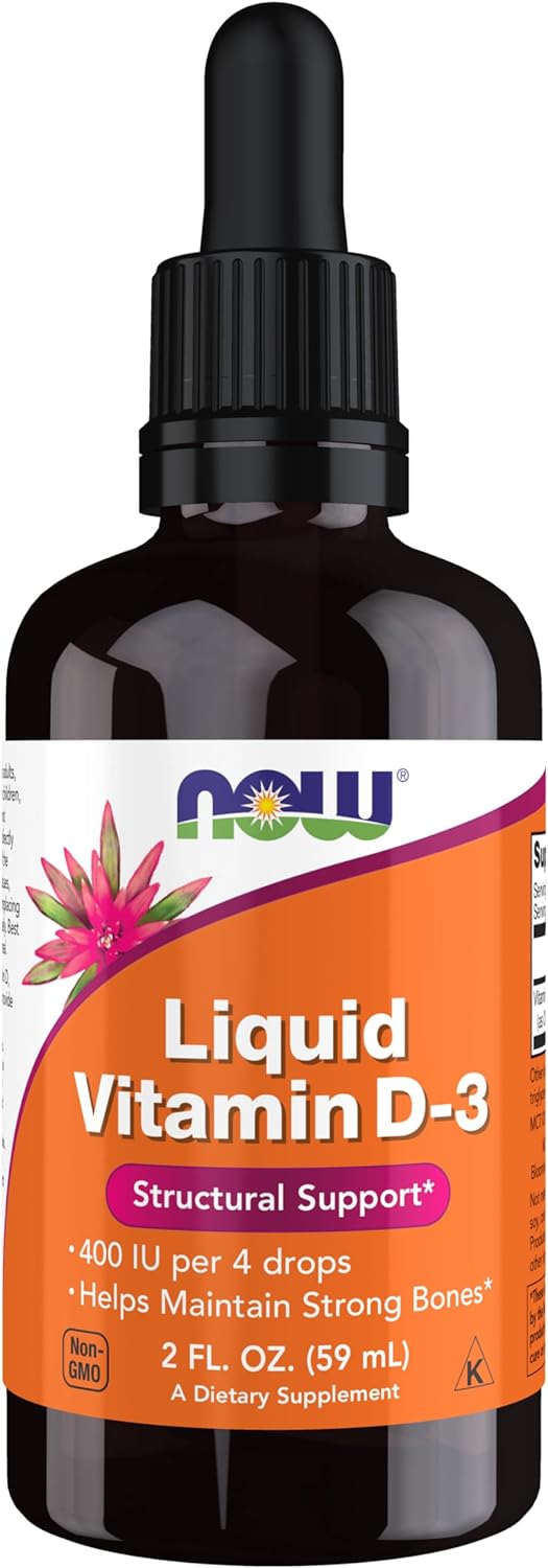 NOW Foods Vitamin D-3 Liquid, 2 fl. oz.