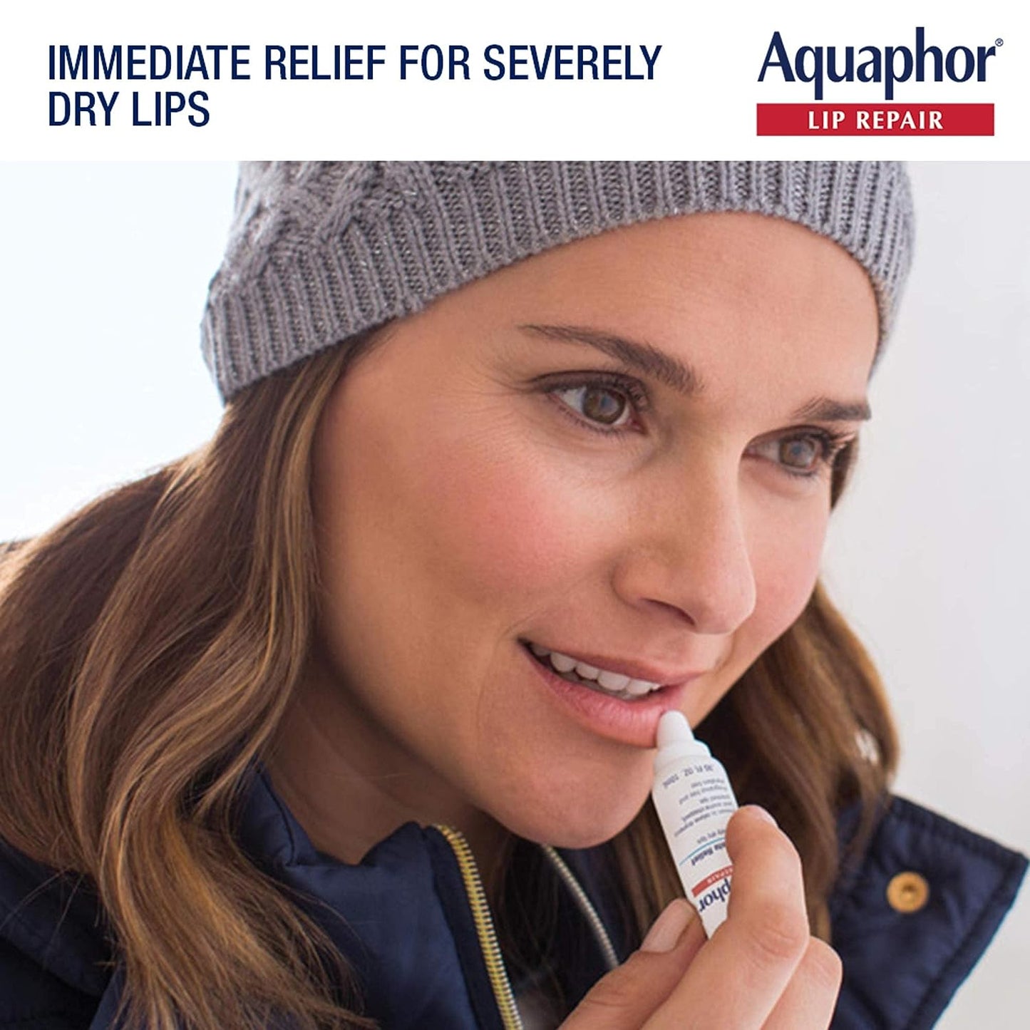 Lip Repair Ointment (Aquaphor ) - Long-lasting Moisture to Soothe Dry Chapped Lips - .35 fl. oz. Tube