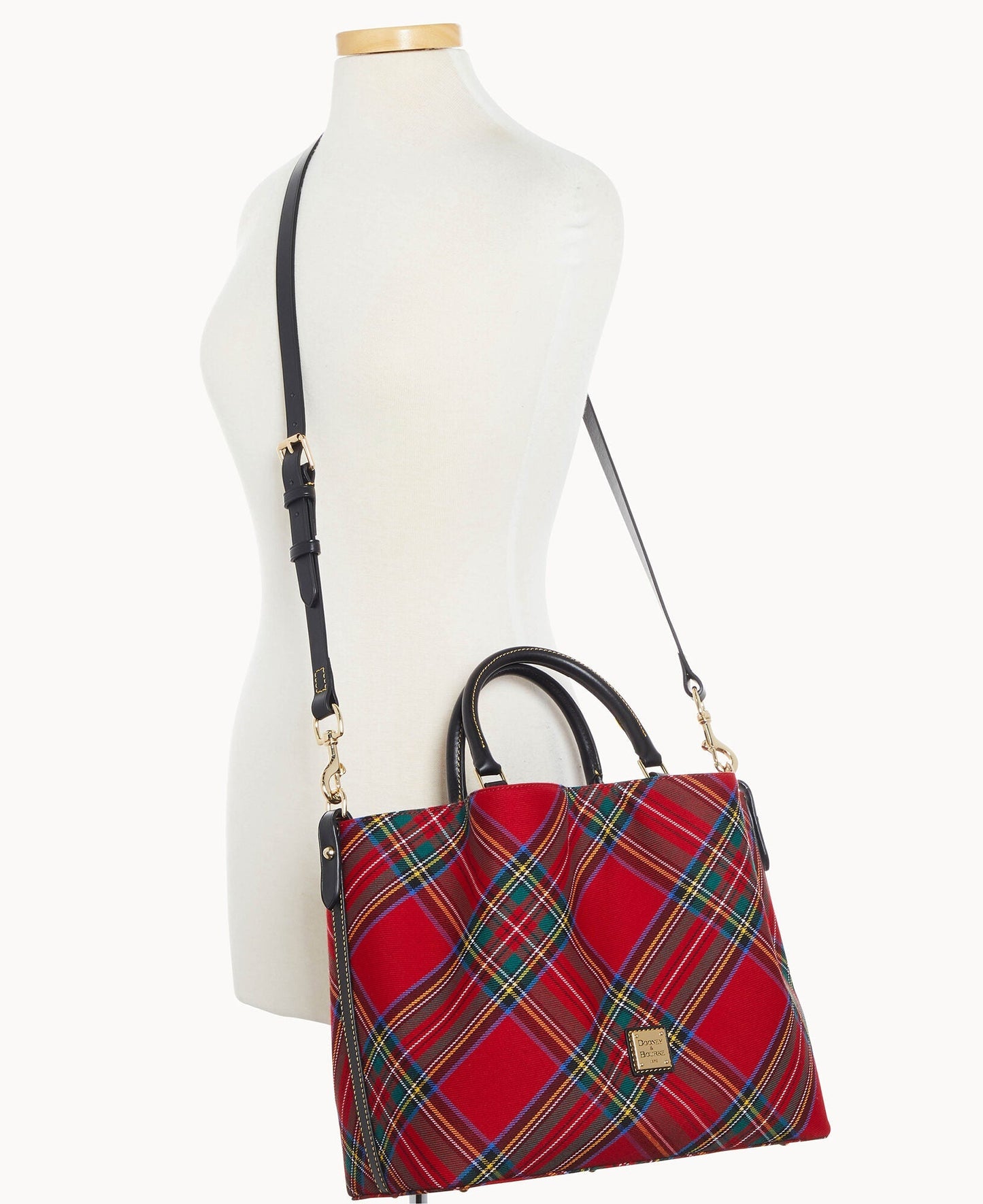 Dooney & Bourke Tartan Large Barlow Bag