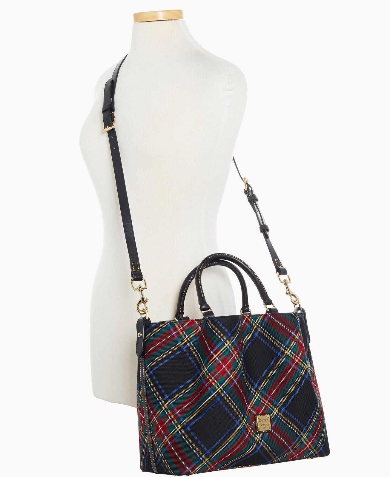 Dooney & Bourke Tartan Large Barlow Bag