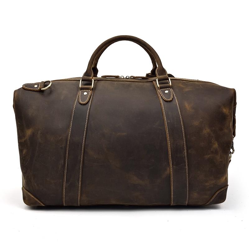 The Eira Duffle Bag | Vintage Leather Weekender