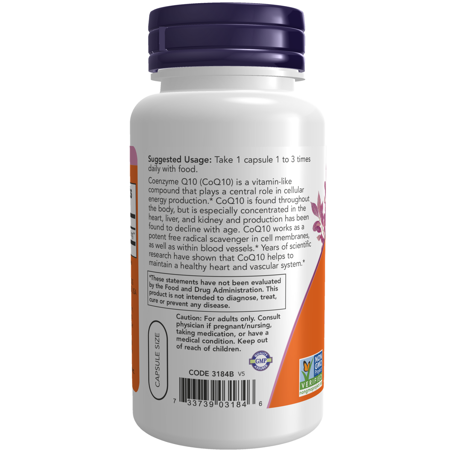 NOW Foods CoQ10, 30 mg, 60 Veg Capsules