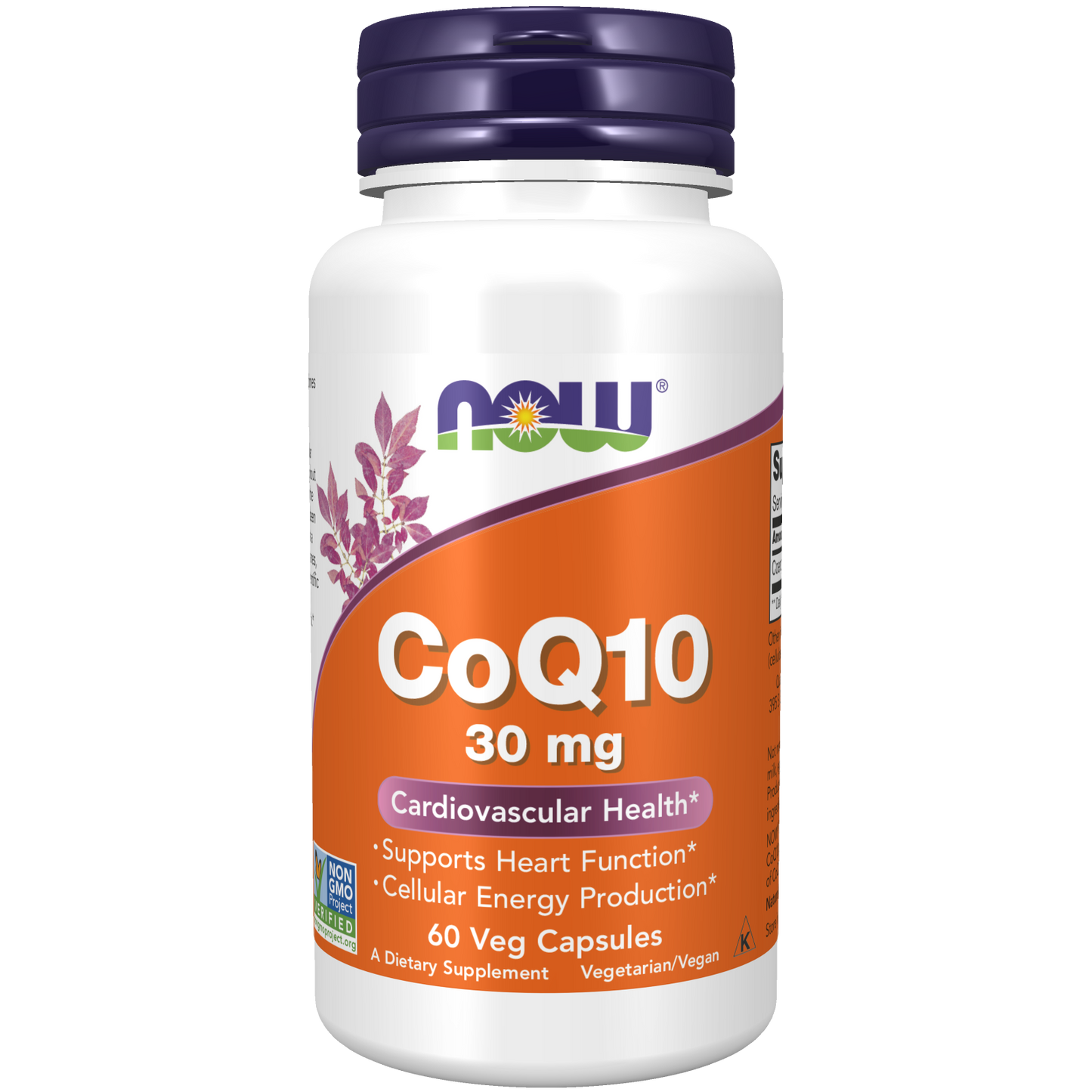 NOW Foods CoQ10, 30 mg, 60 Veg Capsules