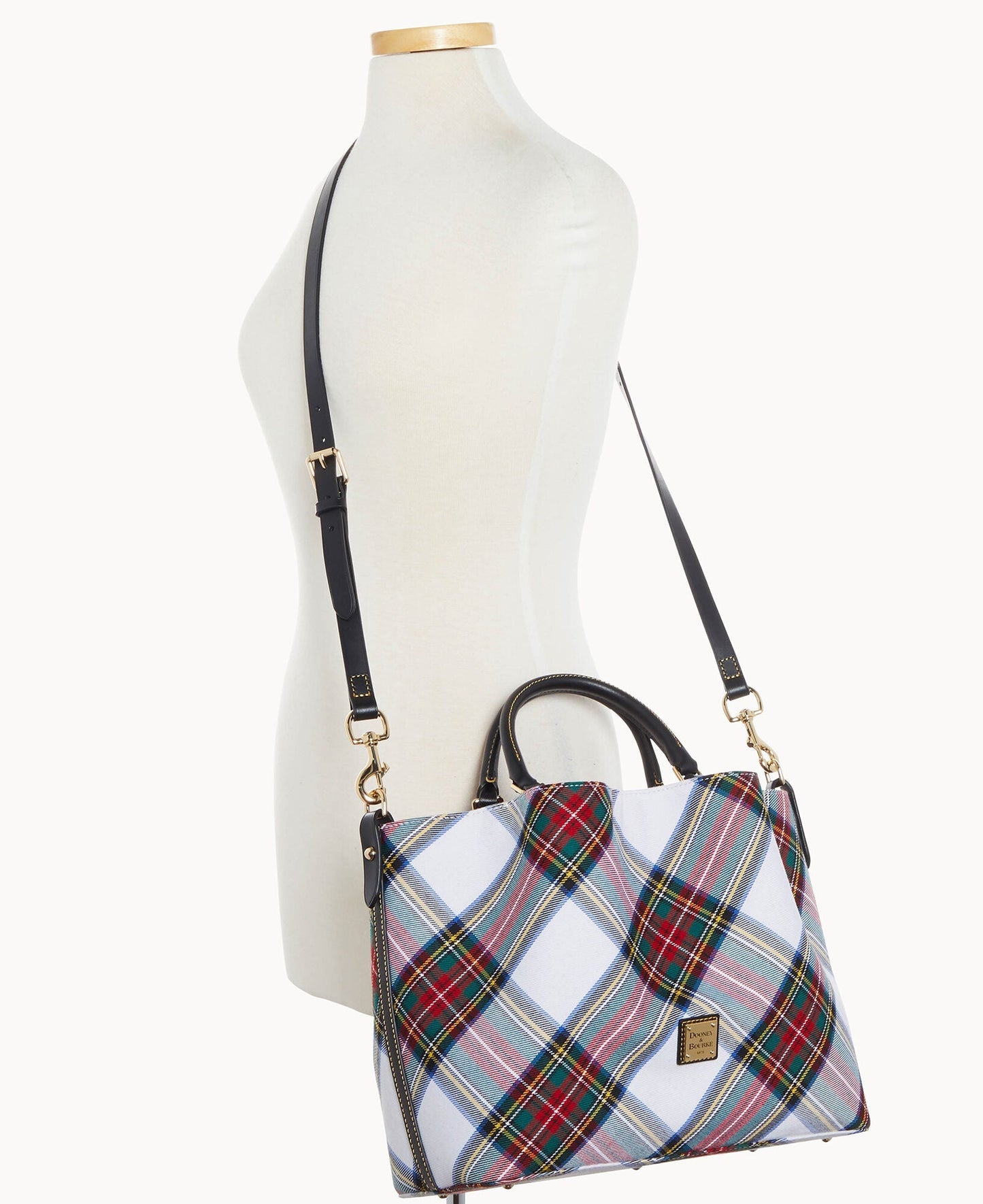 Dooney & Bourke Tartan Large Barlow Bag